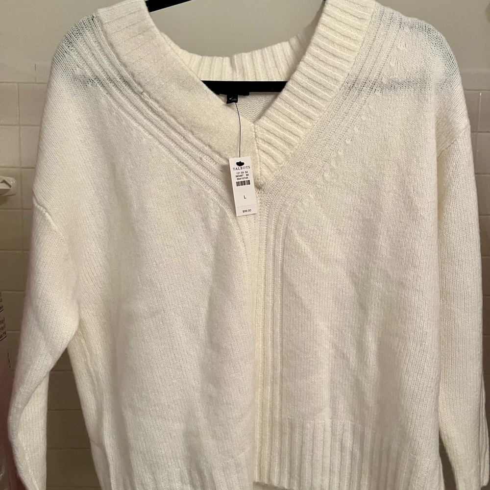 Talbots Elegant V-Neck Sweater